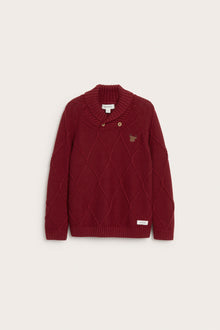 Baby & kids' red knitted Christmas jumper