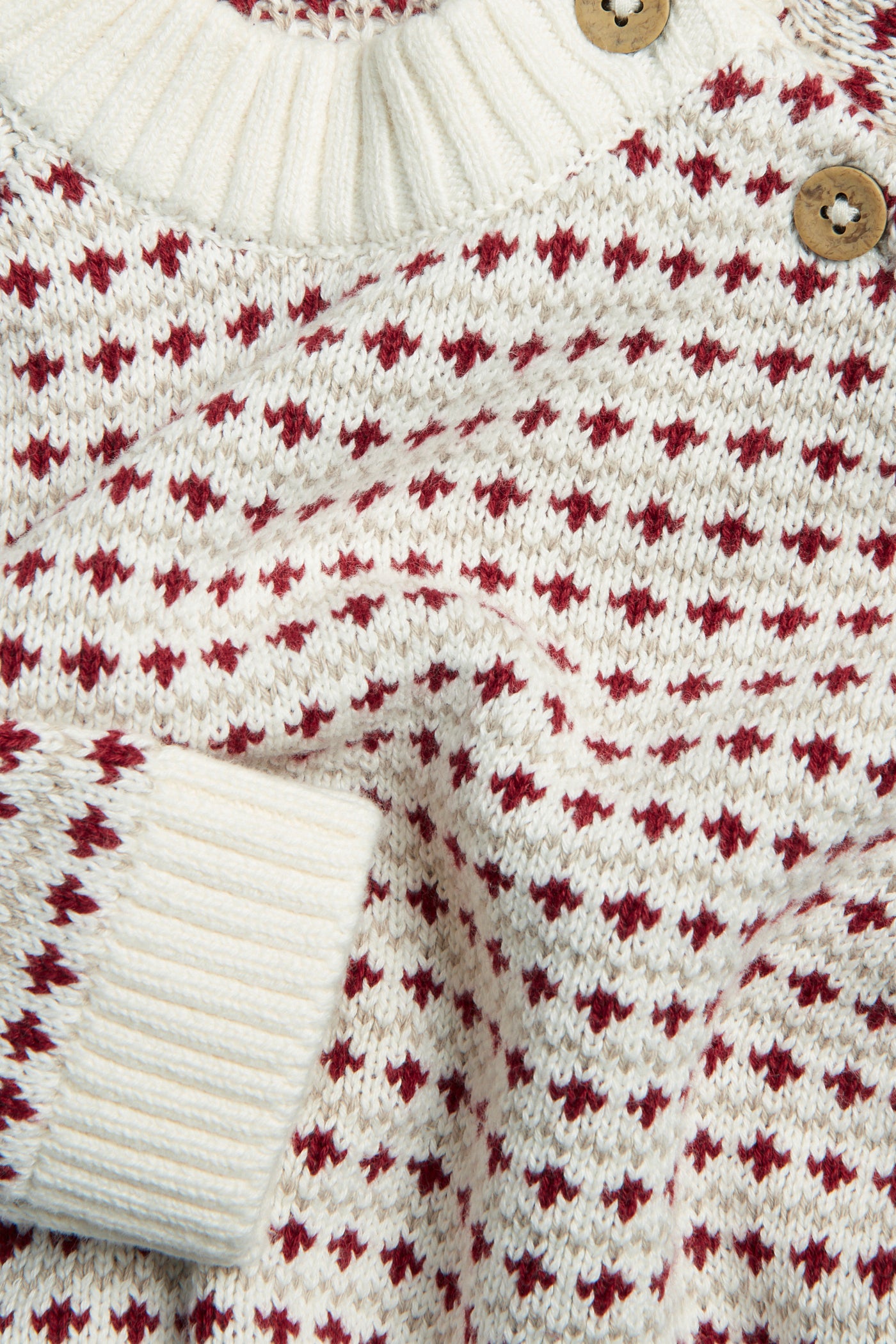 Baby & kids´ red and white knitted jumper