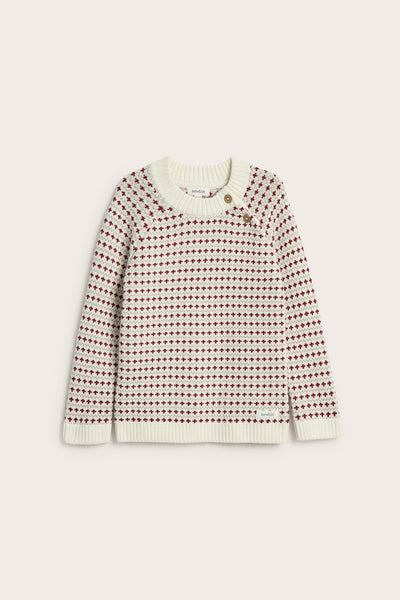 Baby & kids´ red and white knitted jumper