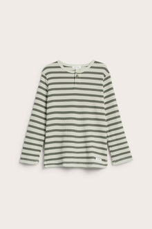 Kids' green striped top