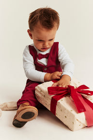 Baby red Christmas bodysuit