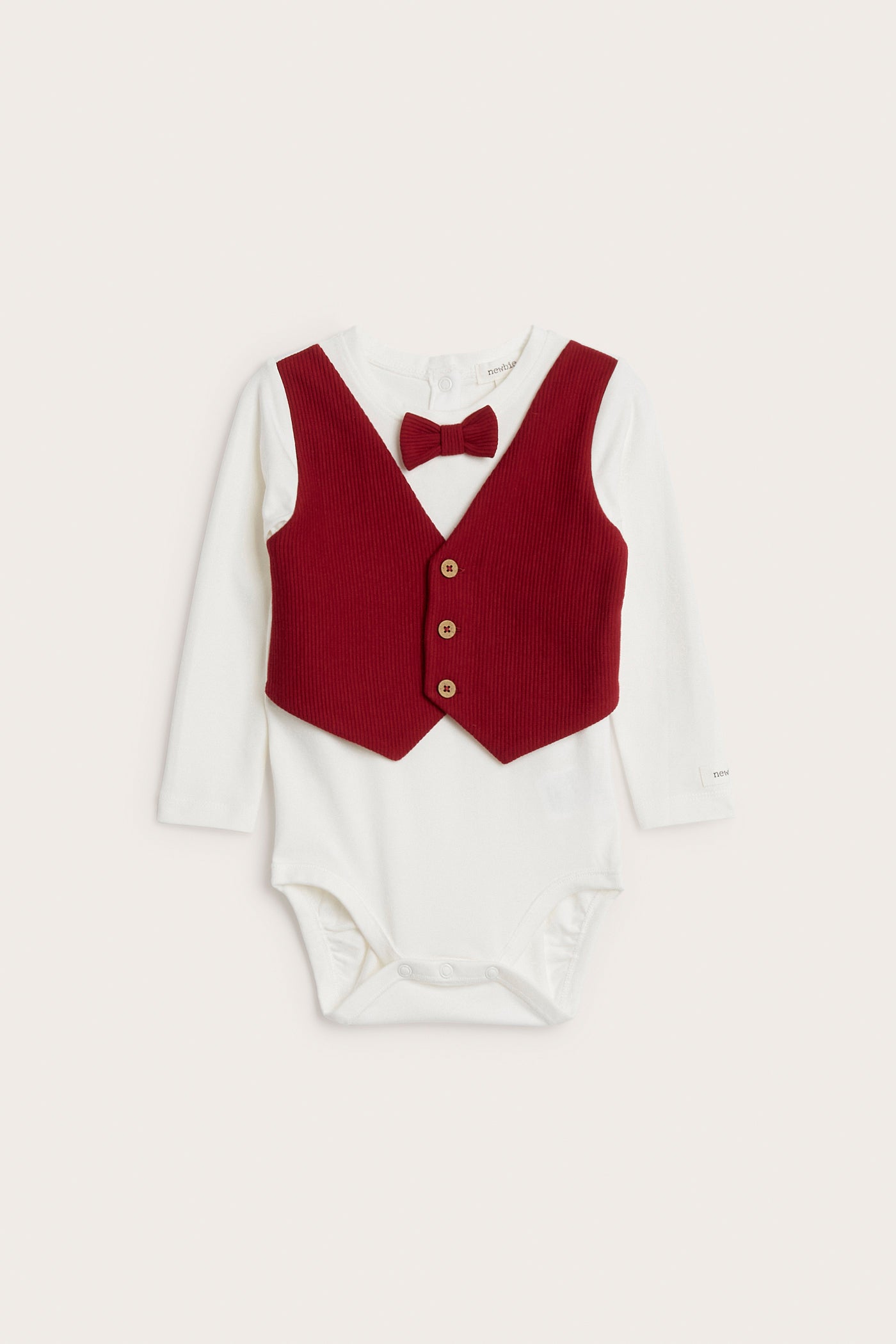 Baby red Christmas bodysuit