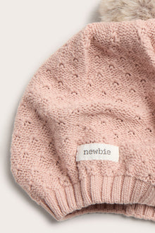 Baby & kids pink knitted hat