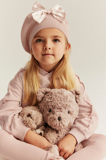 Baby & kids pink hooded sweatshirt with lace