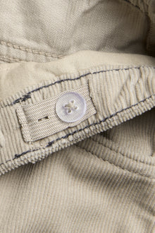 Kids´ beige woven conduroy trousers