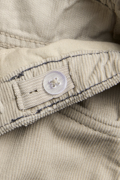 Kids´ beige woven conduroy trousers