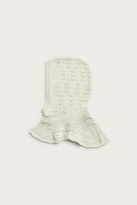Baby & kids beige merino wool balaclava