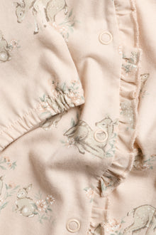 Baby pink floral deer jumpsuit