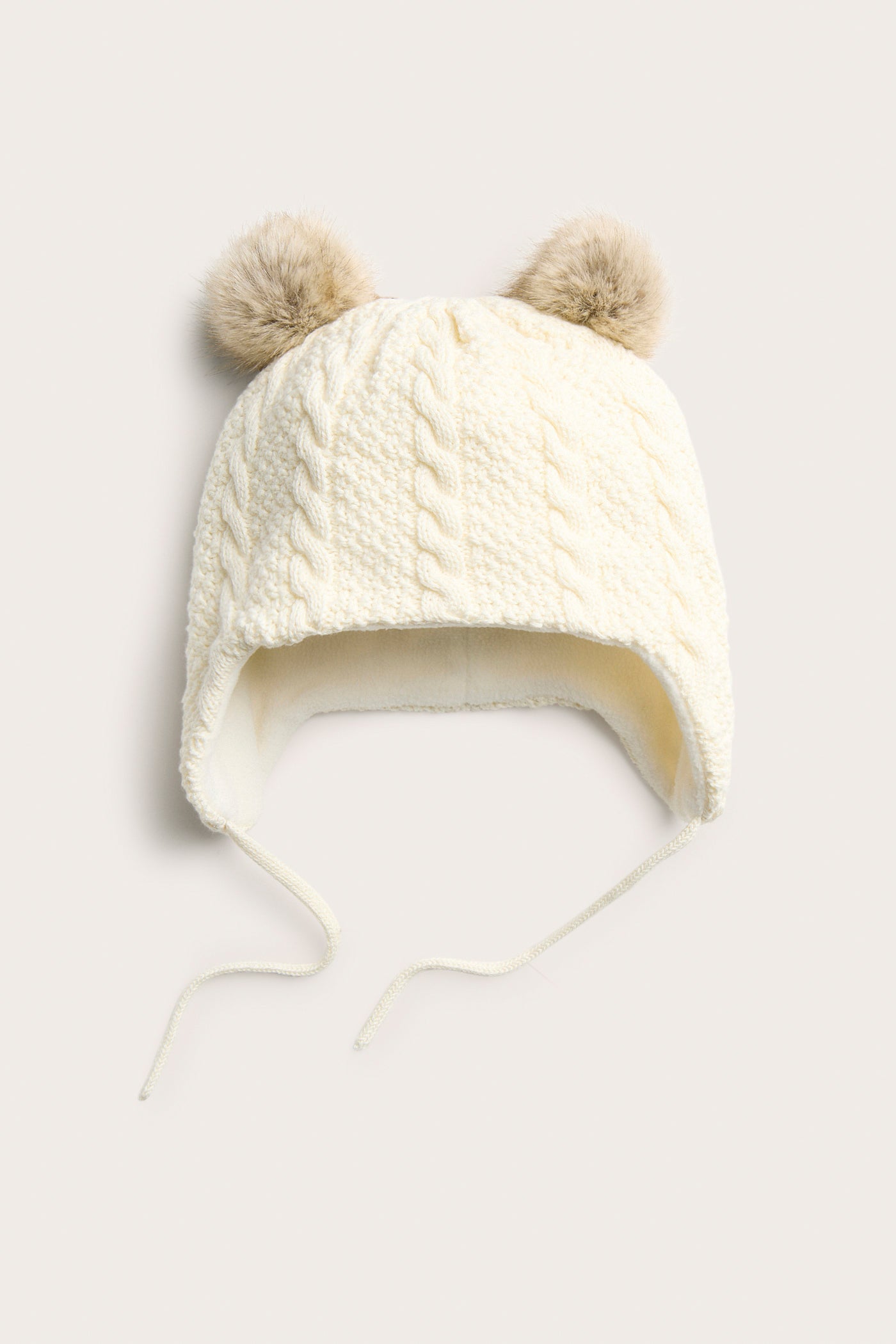 Baby & kids white knitted hat – Newbie