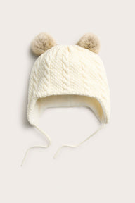 Baby & kids white knitted hat
