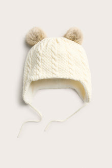 Baby & kids white knitted hat