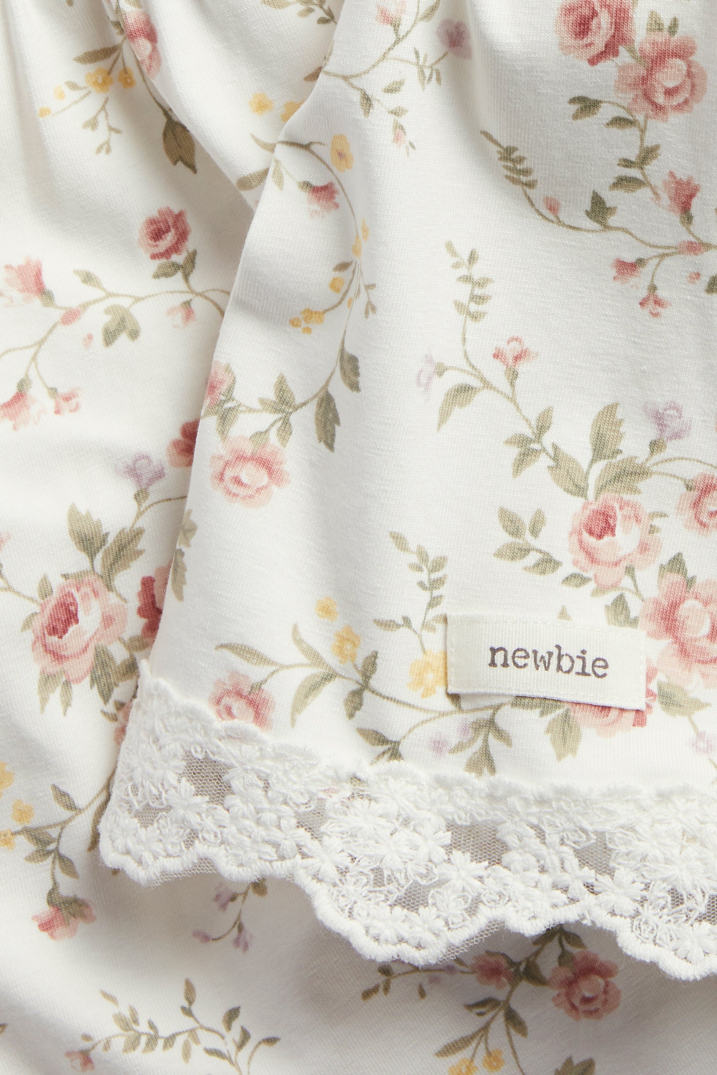 Baby white floral sleeveless dress