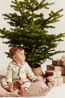 Baby white christmas pyjamas