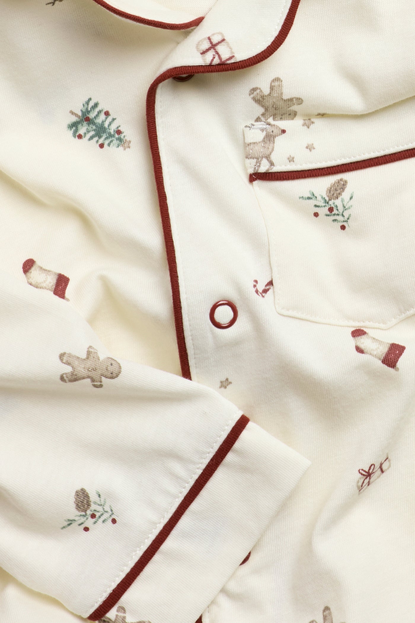 Baby white christmas pyjamas