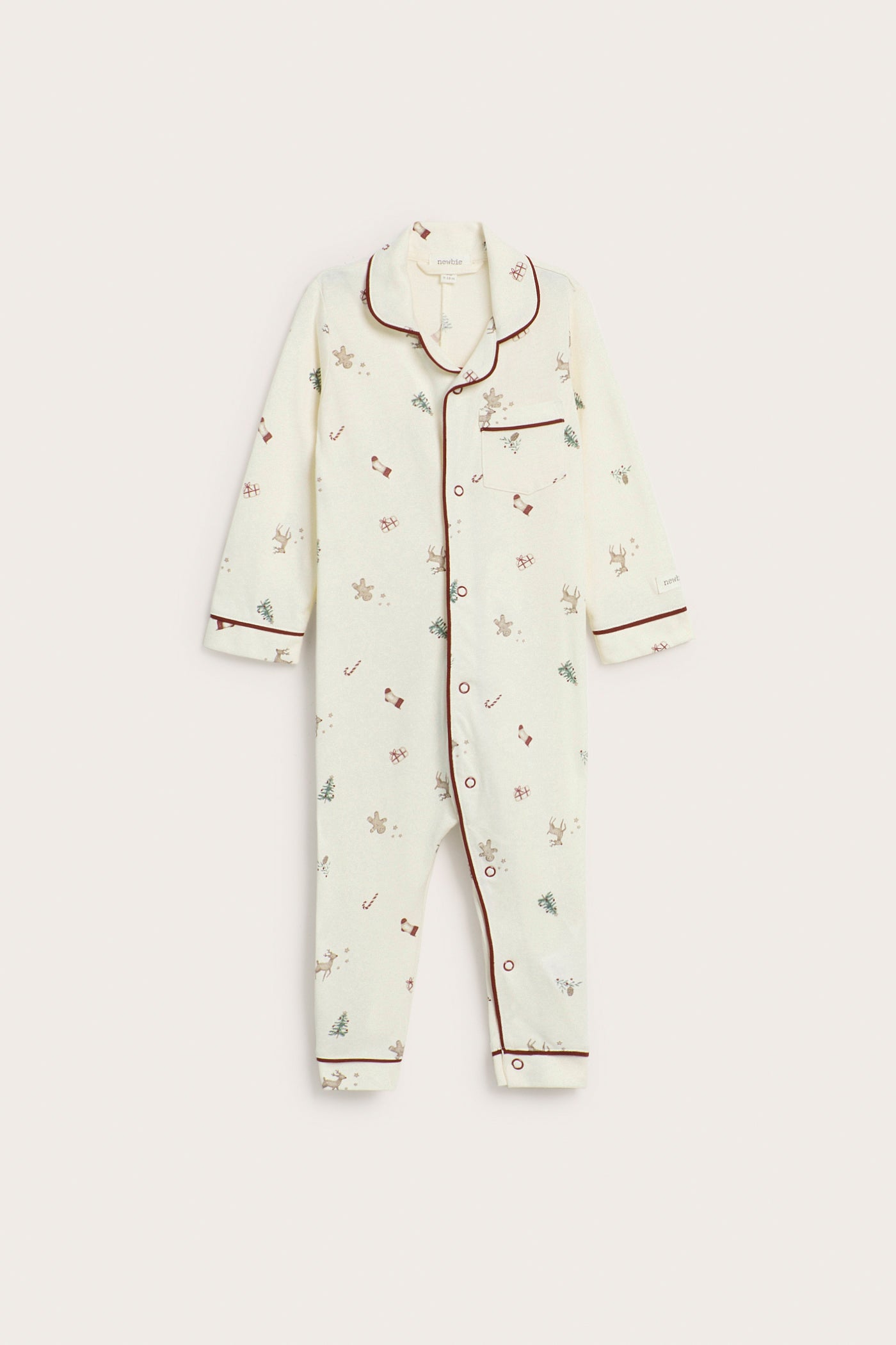 Baby white christmas pyjamas