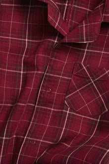 Baby red checked flannel pyjamas