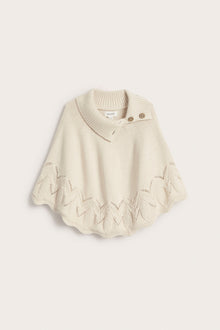 Baby and kids' beige poncho