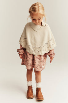 Baby and kids' beige poncho