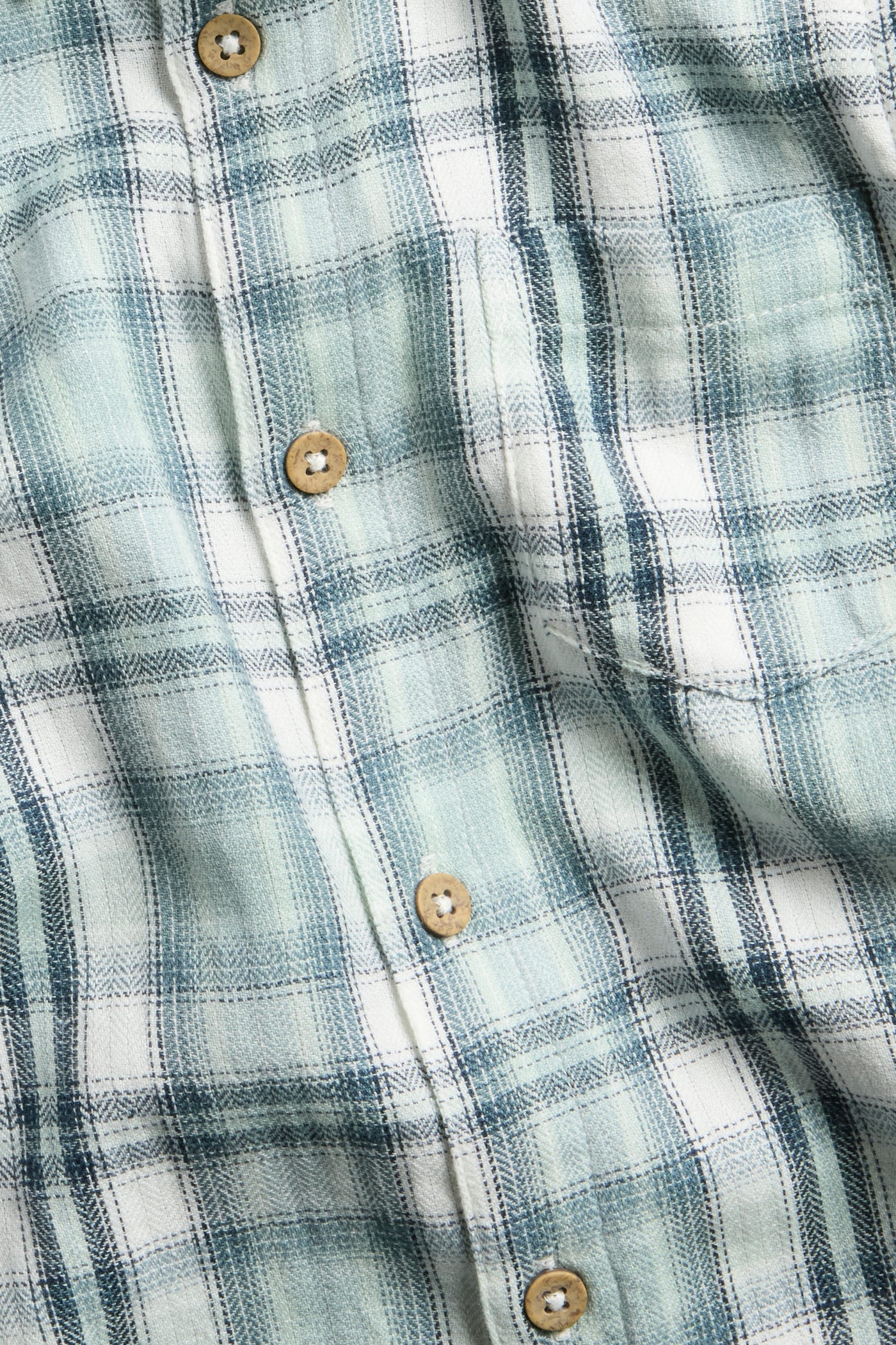 Kids´ green checked shirt