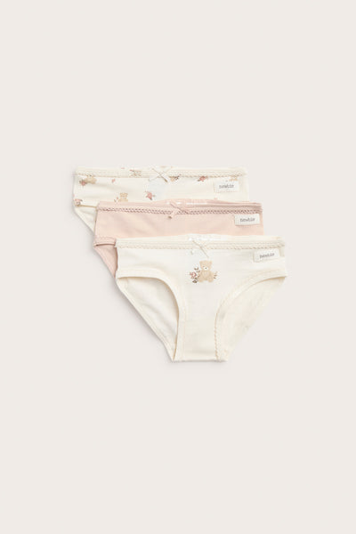 Baby & kids white teddy bear briefs 3-pack