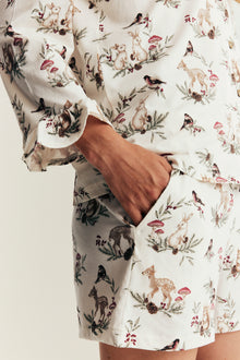 Women's white Christmas pyjamas