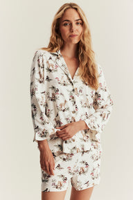 Women's white Christmas pyjamas