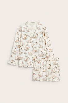 Women's white Christmas pyjamas