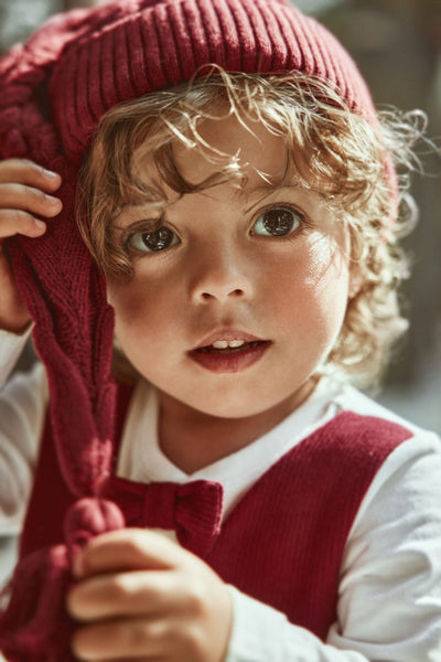 Baby and kids red Santa hat