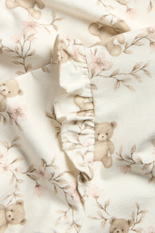 Baby & kids' beige floral teddy bear sweatshirt