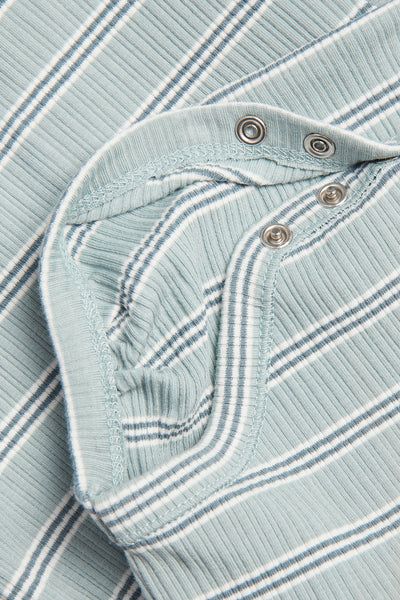 Baby green ribbed bodysuit