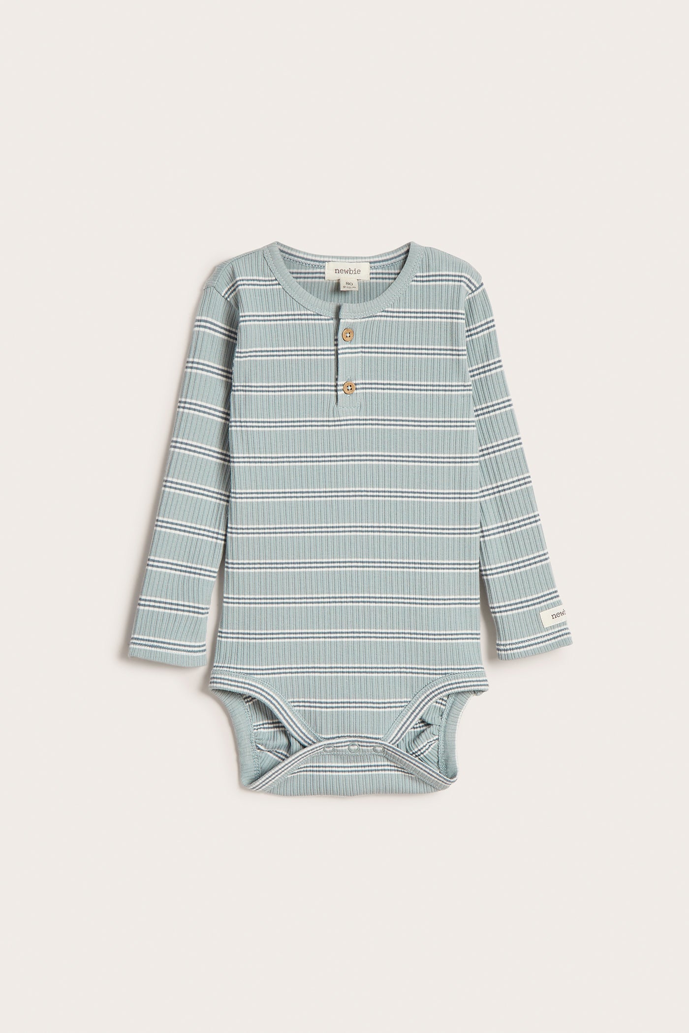 Baby green ribbed bodysuit