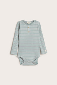 Baby green ribbed bodysuit