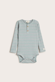 Baby green ribbed bodysuit