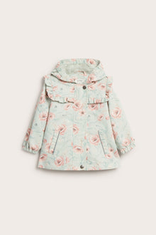 Baby & kids green floral windproof jacket