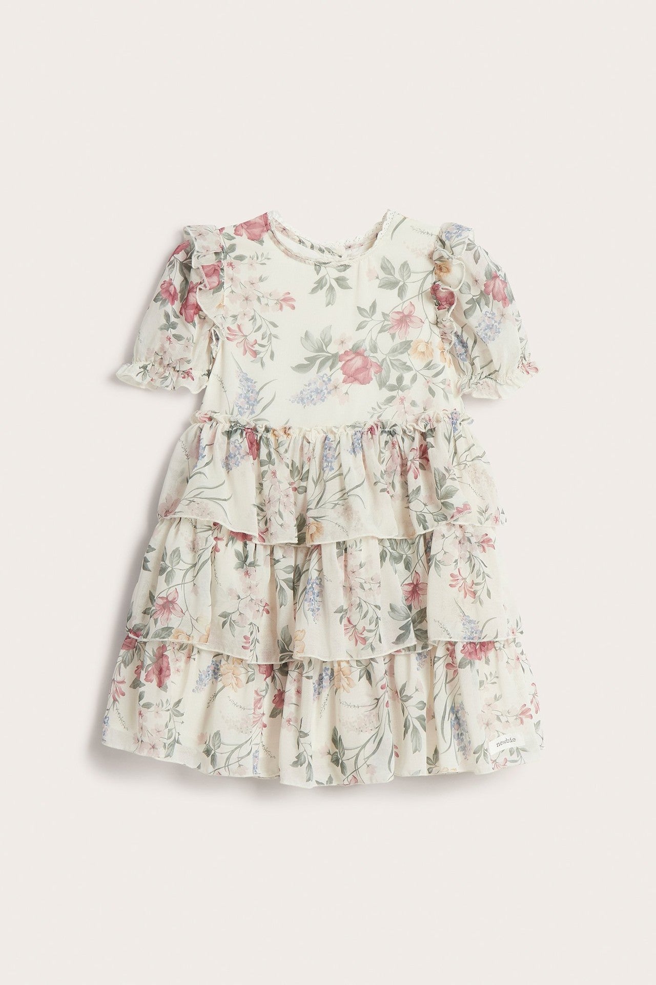 Baby & Kids white floral chiffon dress