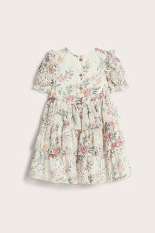 Baby & Kids white floral chiffon dress