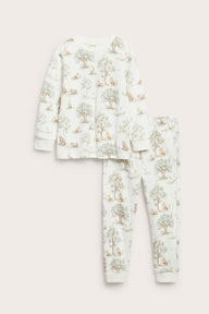 Baby & kids white forest patterned pyjamas