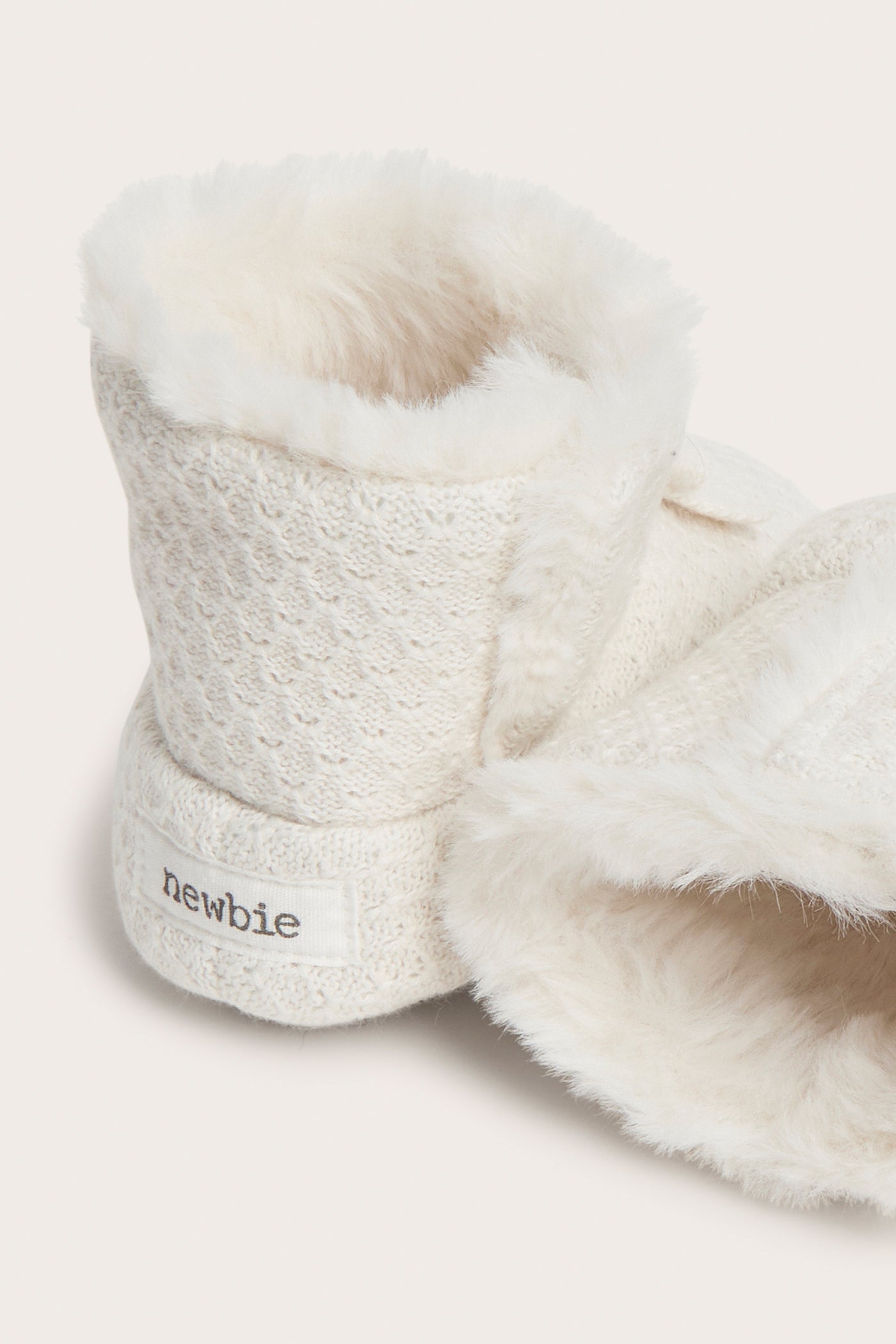 Baby white booties with bows