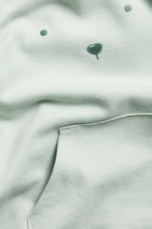 Kids' green sweatshirt with pocket