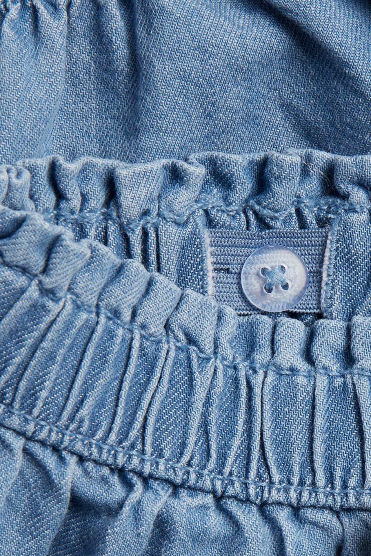 Baby woven denim shorts