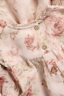 Baby & kids pink floral chiffon dress