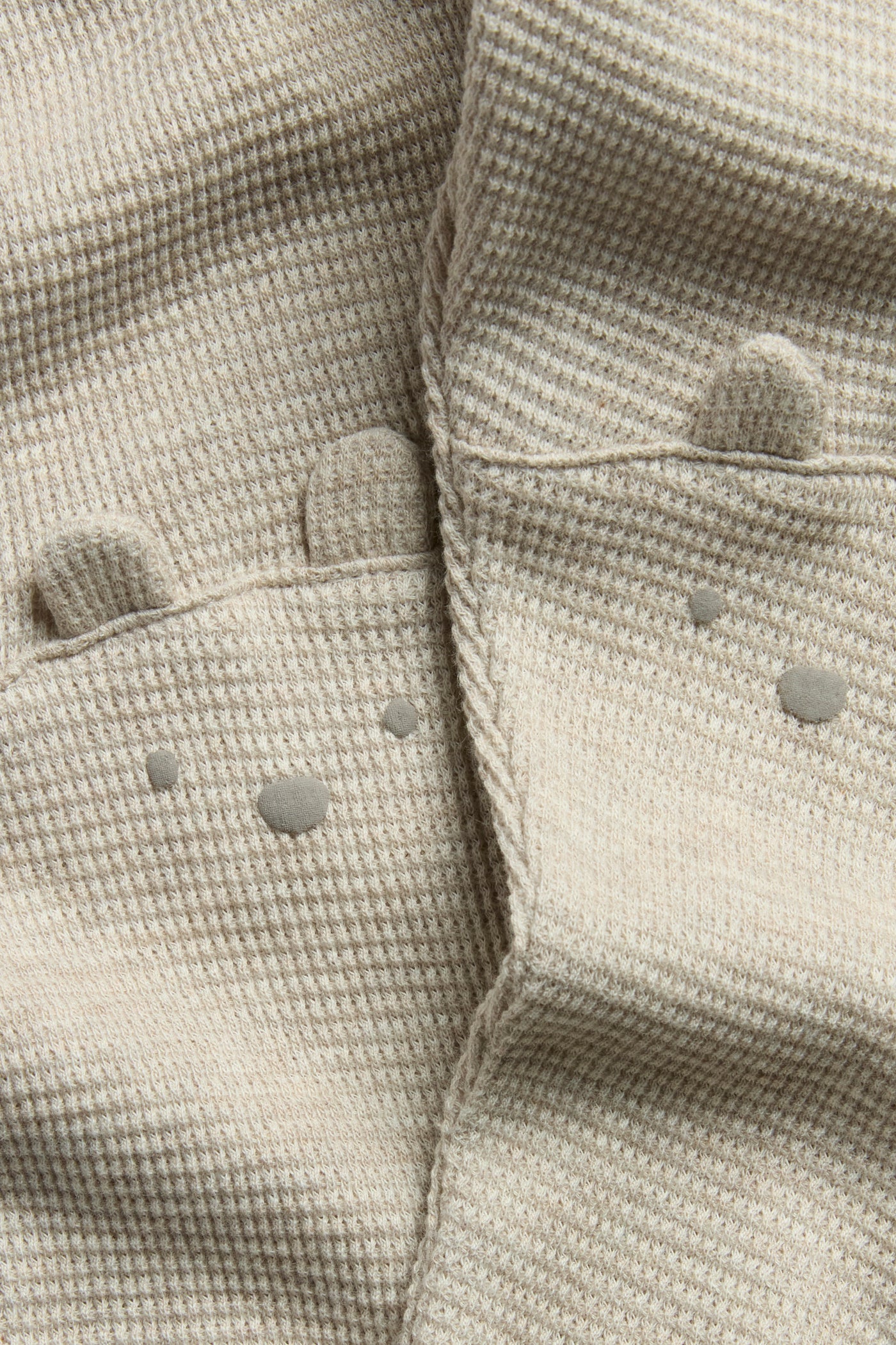 Baby beige waffle leggings