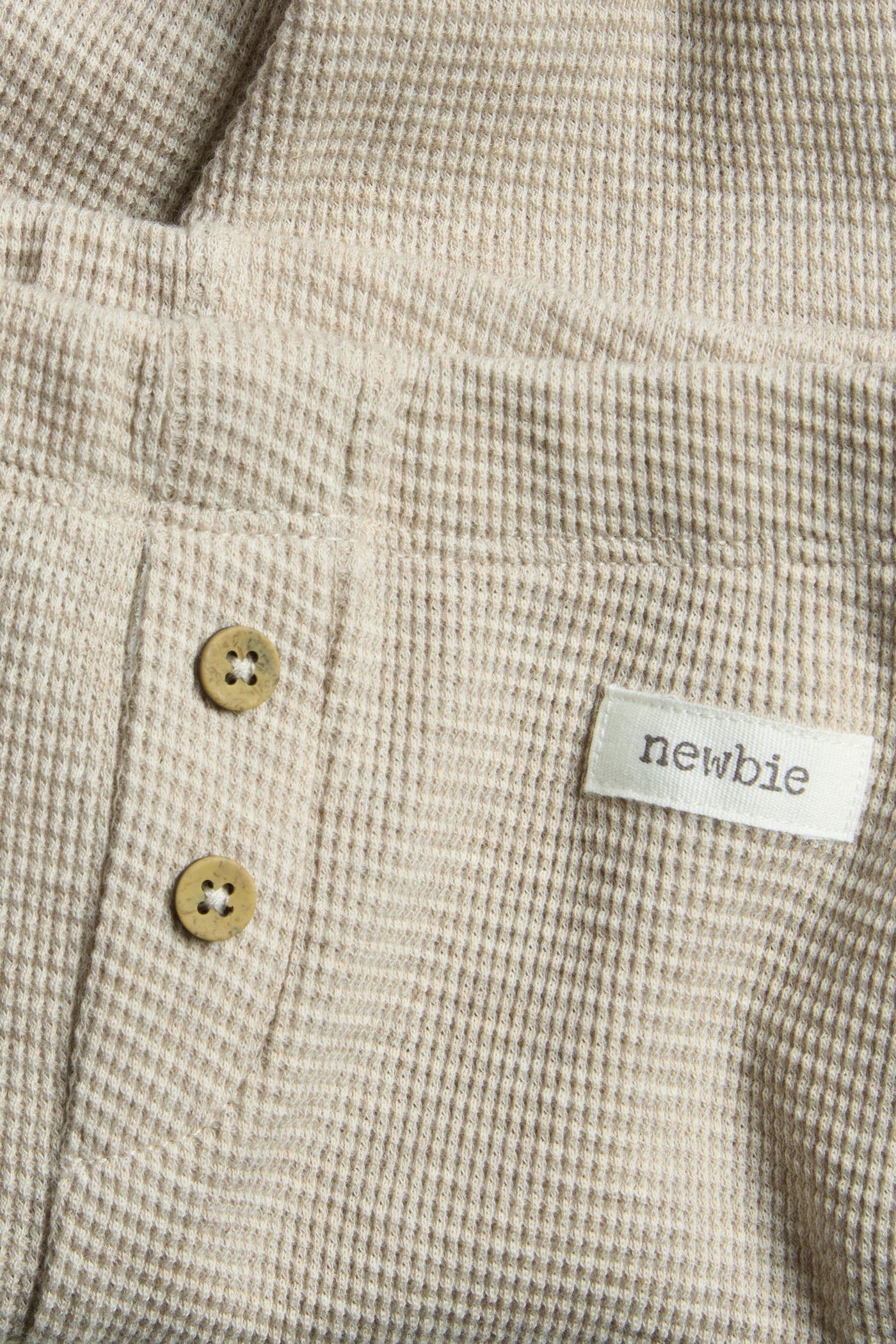 Baby beige waffle leggings