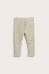Baby beige waffle leggings