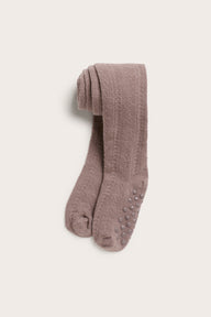 Kids pink eyelet tights