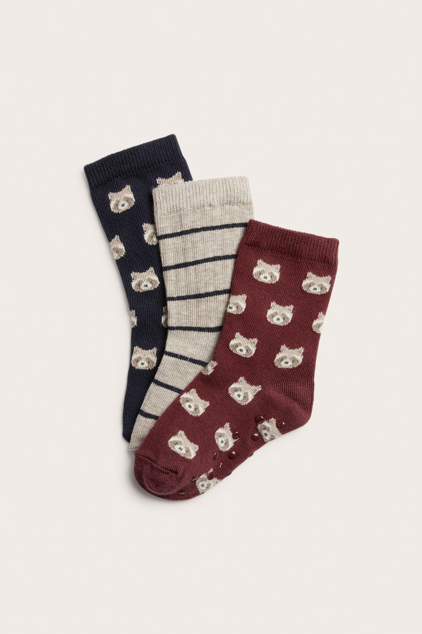 Kids multi-colored socks 3-pack