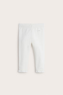 Baby white lace leggings