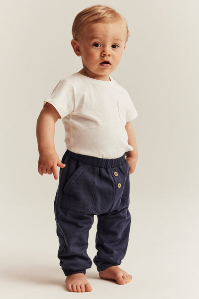 Baby navy blue jogging trousers
