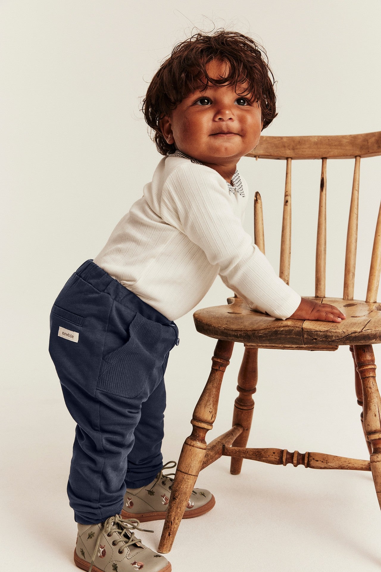 Baby navy blue jogging trousers