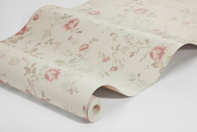 Rose Garden off-white wallpaper